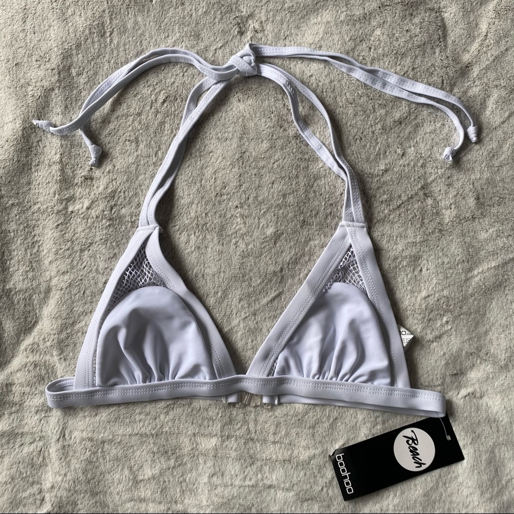 Boohoo Triangle Bikini Top